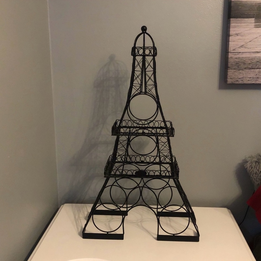 Black Eiffel Tower Wine Rack